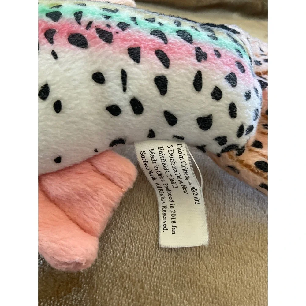Cabin Critters Rainbow Trout Plush Stuffed Animal Fish Toy 17 Inch Realistic